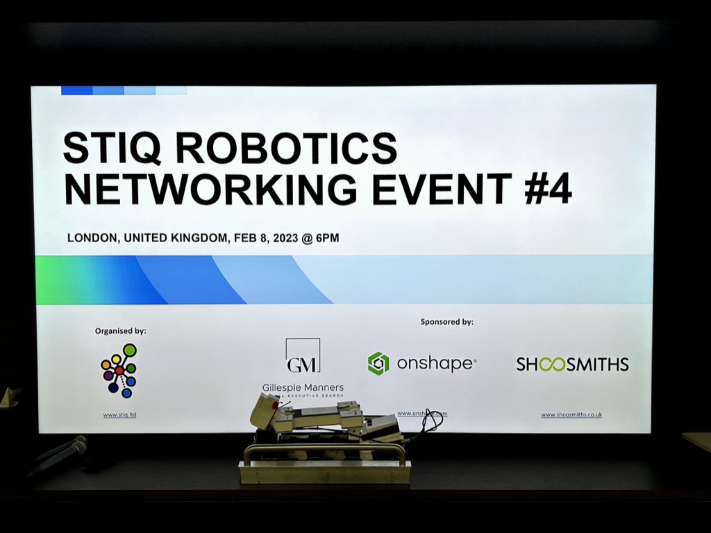 Pitching and demoing robots Squirrel and Stoat along with our data ...